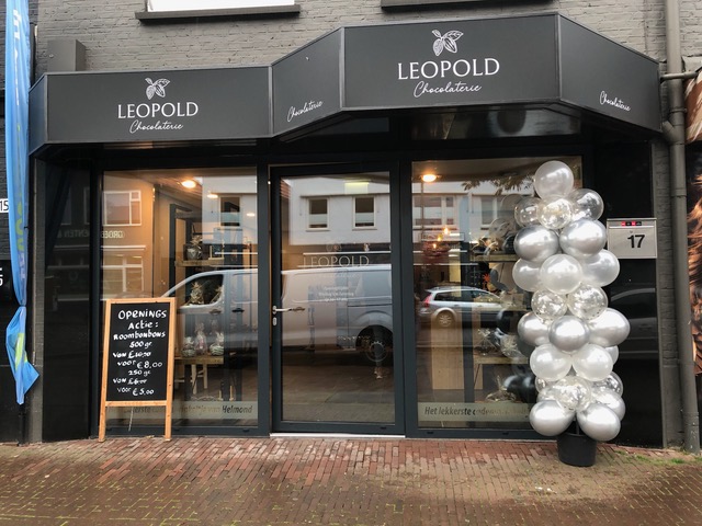 Winkelgevel van Chocolaterie Leopold