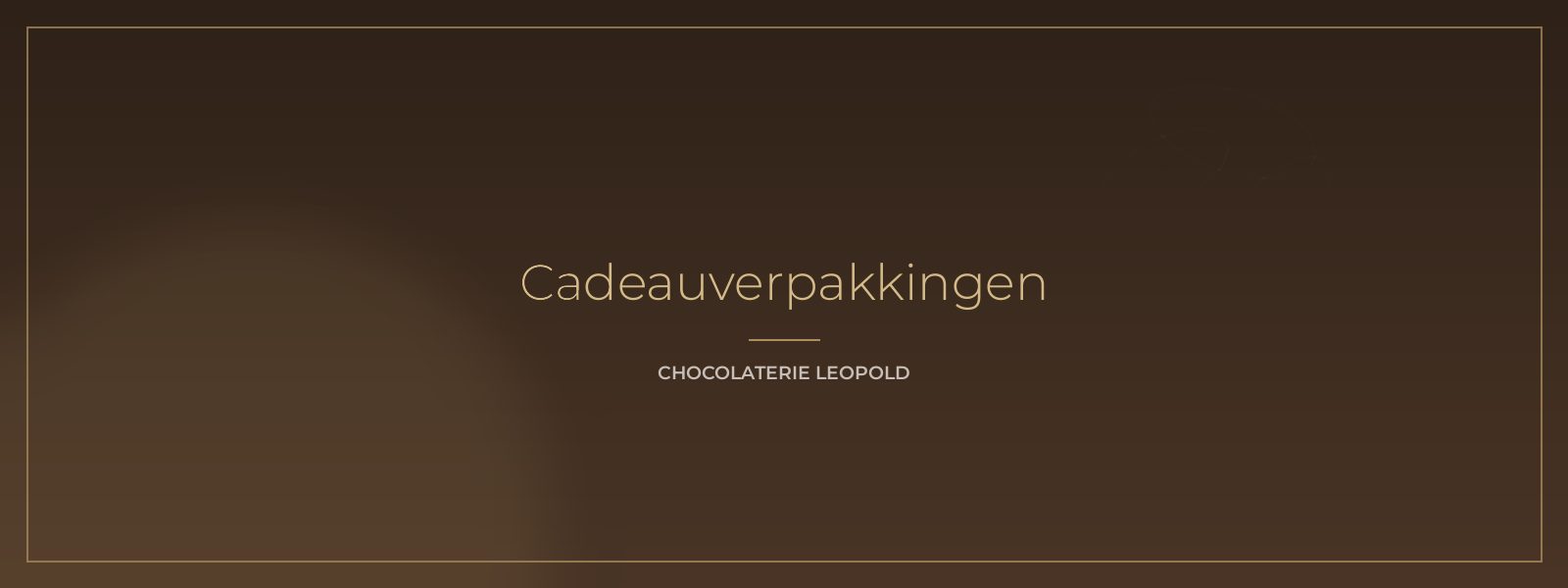Chocolade cadeauverpakkingen