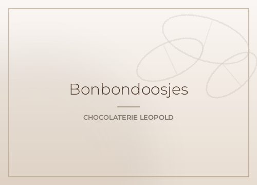 Bonbondoosje als relatiegeschenk