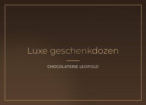 Luxe geschenkdoos met chocolade