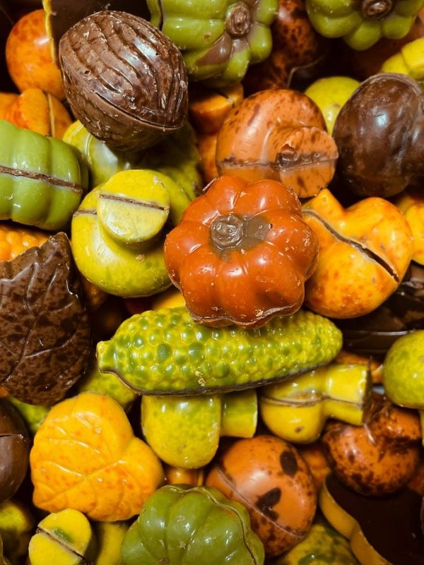 Handgemaakte herfstchocolade